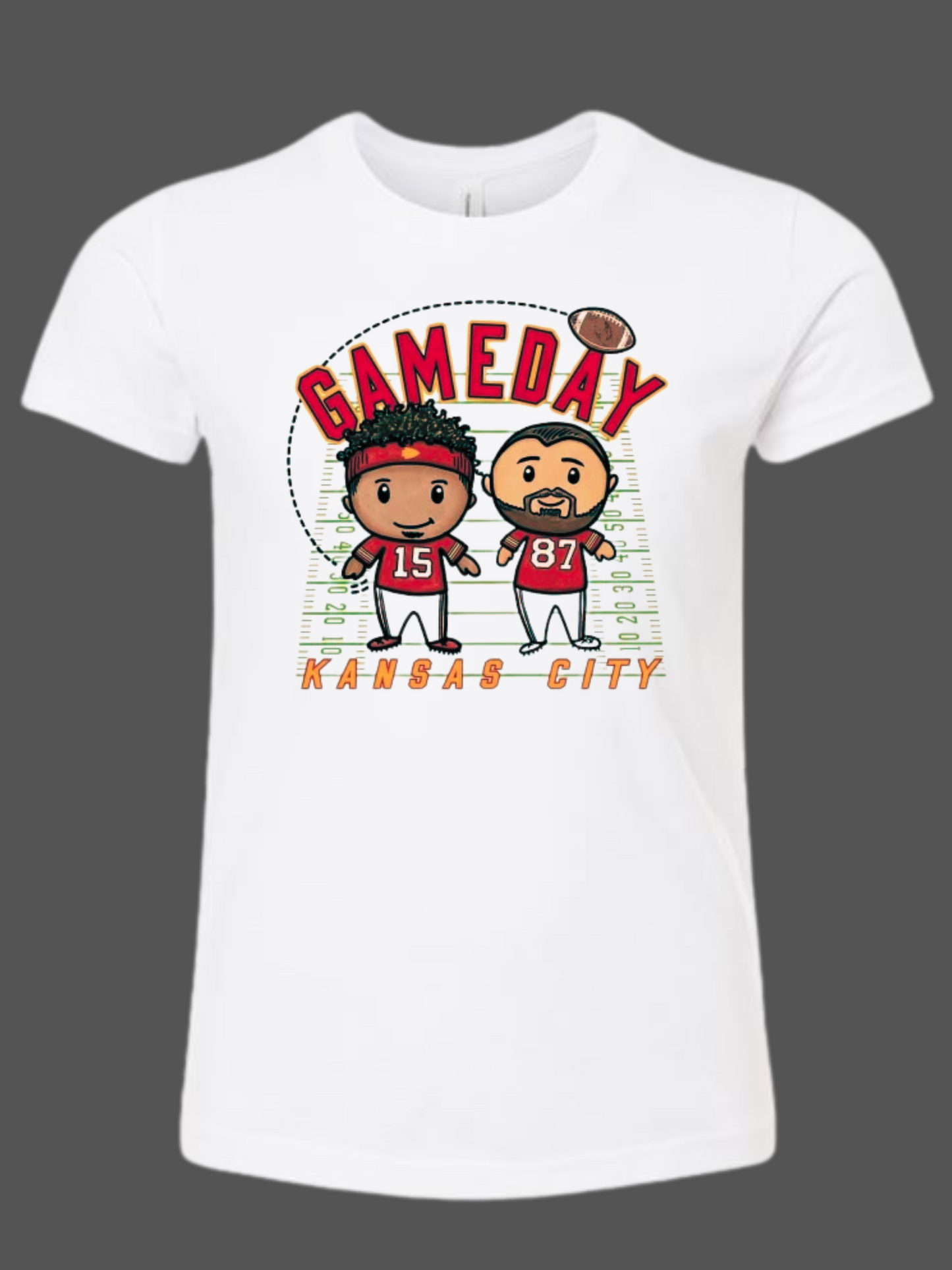 GAME DAY - Chiefs - Soft Style Premium TShirt - White