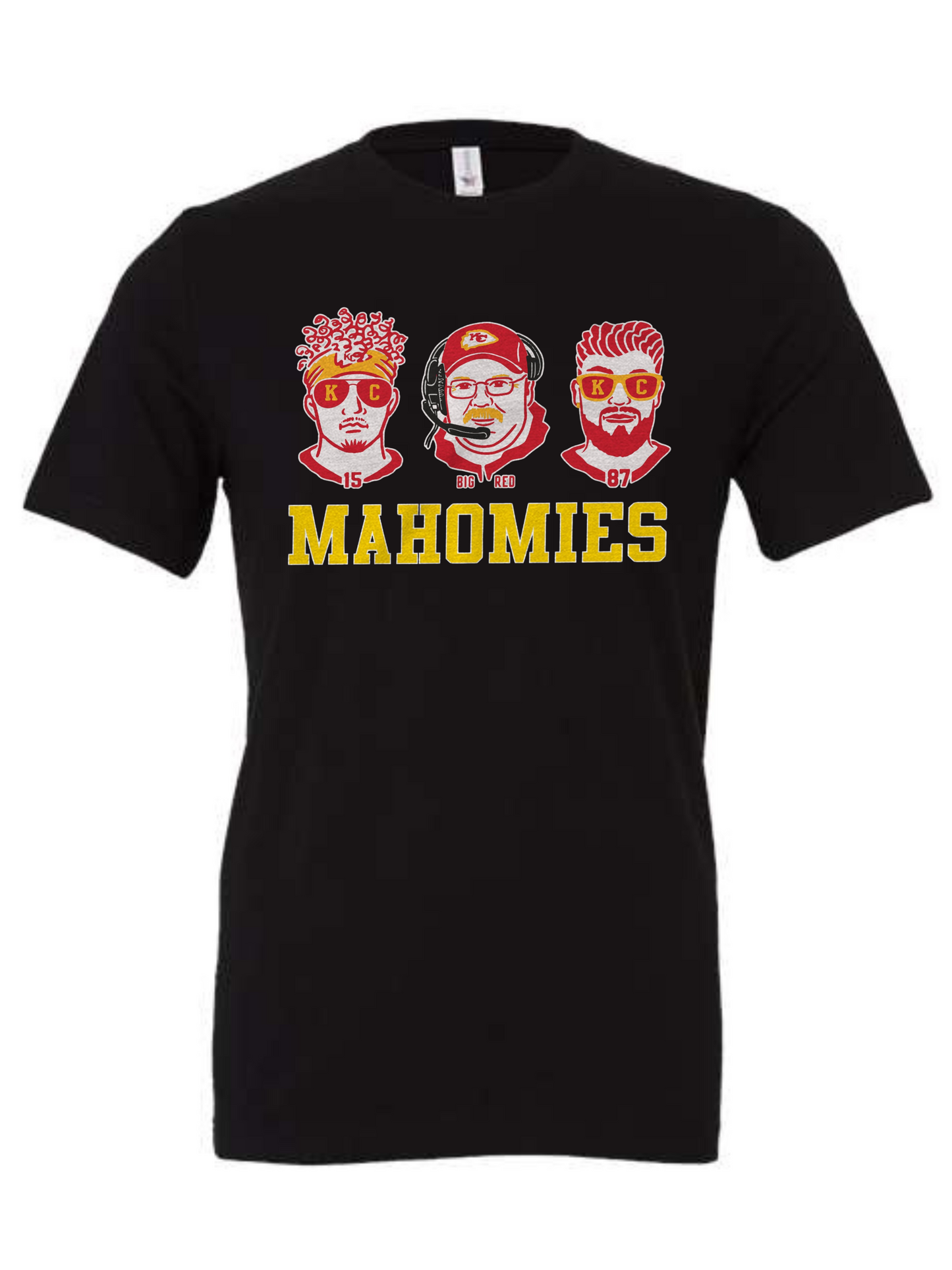 MAHOMIES - Chiefs - Soft Style Premium TShirt - Black