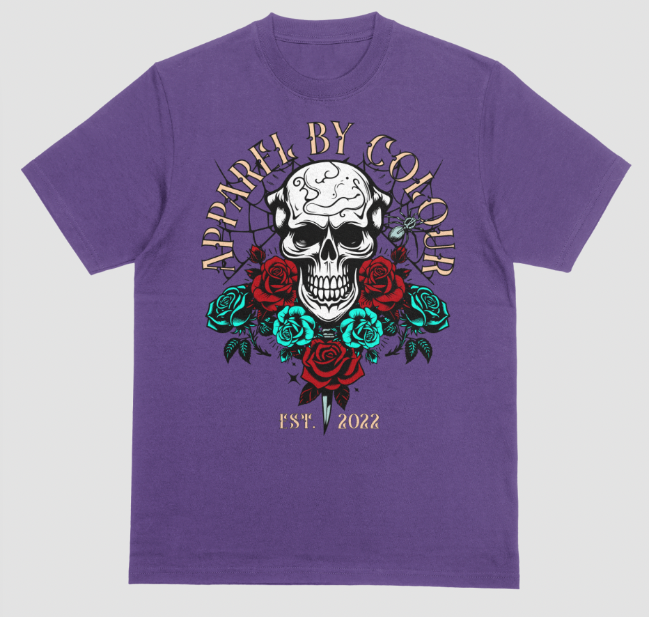 APPAREL BY COLOUR - Skulls & Roses